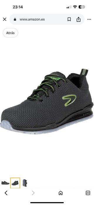 Zapatilla cofra Monti Negra y Verde n47