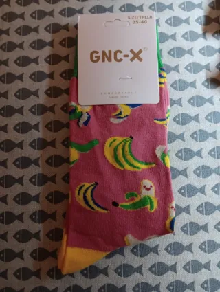 Calcetines GNC-X con estampado de plátanos