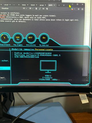 Monitor Samsung CRG5 24 Curvo 144Hz