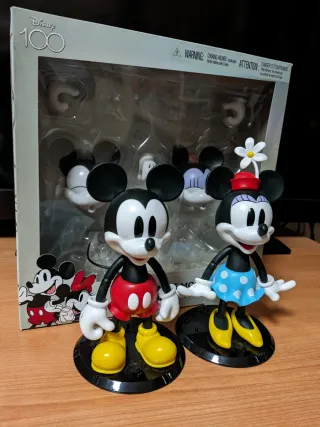 Muñecos Mickey y Minnie Mouse 100 Aniversario