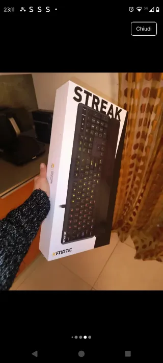 Tastiera Fnatic con scatola