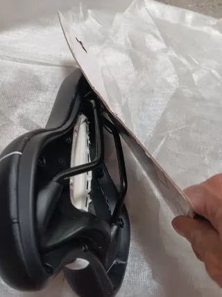 Sillín Bici Gel Negro