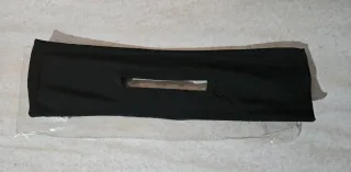 Fascia per chignon nera