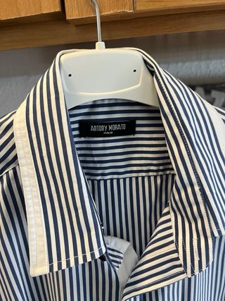 Camisa Antony Morato Rayas Azul Talla M