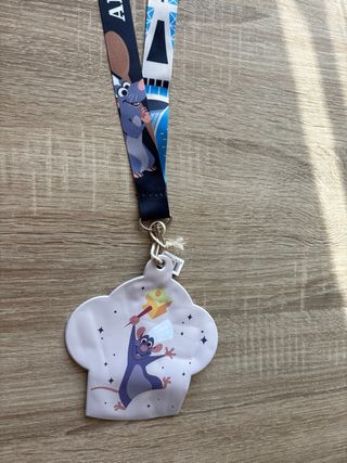 Lanyard Ratatouille con figura de chef