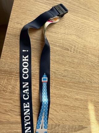 Lanyard Ratatouille con figura de chef