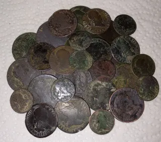 Lote 30 Monedas Antiguas Colección