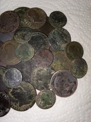 Lote 30 Monedas Antiguas Colección