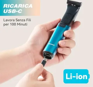 Kensen Body Groomer 2-in-1 Rasoio Elettrico Uomo