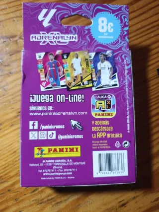 8 Sobres Panini Adrenalyn LaLiga 2023-24