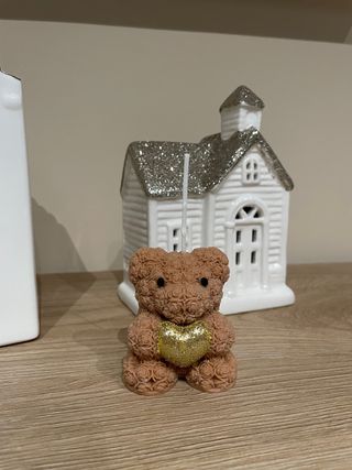 Candela Orsetto con Cuore Oro