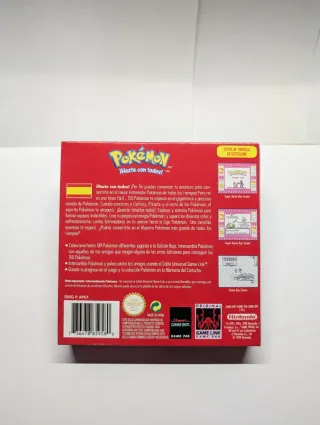 Pokémon Rojo - Caja Repro Game Boy + Regalo Insert