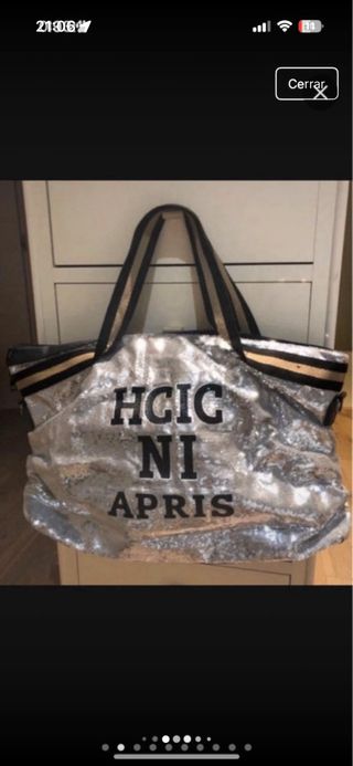 Bolso Lentejuelas Plateado