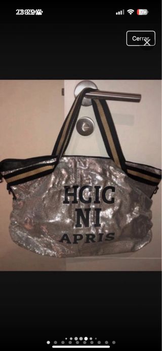 Bolso Lentejuelas Plateado