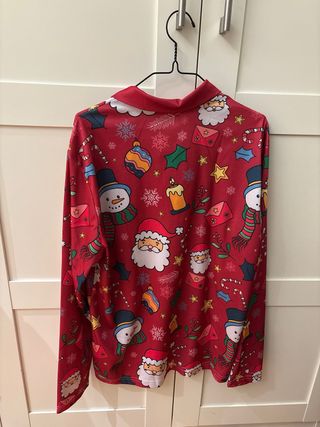 Camisa Navideña Manga Larga