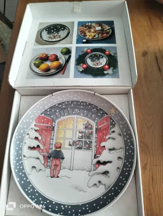 Piatto decorativo Villeroy & Boch Natale Bambino Inverno