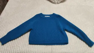 Jersey ZARA Azul Manga LargaTALLA S OPORTUNIDAD 3€