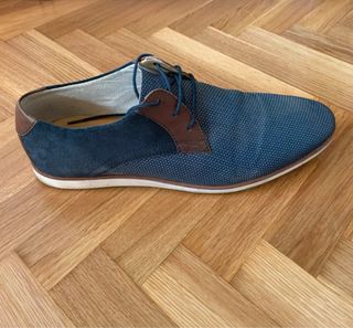 Zapatos Bocage Talla 43 Azul/Marrón