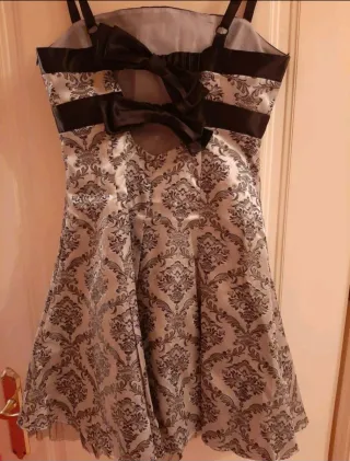 Vestido fiesta estampado floral talla M