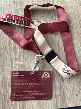 Lanyard Big Thunder Mountain Disney