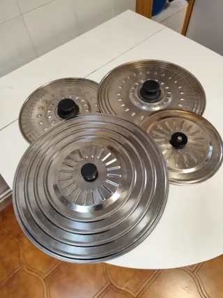 Tapas para ollas y sartenes