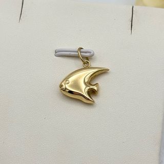 Colgante de oro 18kt con forma de pez