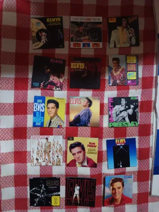 Lote Imanes Portadas LPs Elvis Presley RCA