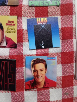 Lote Imanes Portadas LPs Elvis Presley RCA