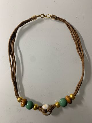 Collar artesanal con cuerdas Diámetro 43 cm