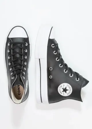 Zapatillas Converse plataforma negras