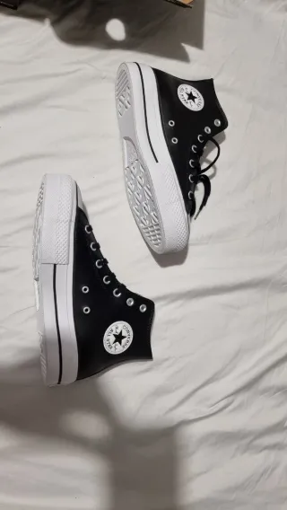Zapatillas Converse plataforma negras