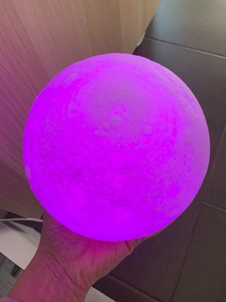 Lámpara Luna 3D Multicolor