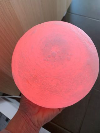 Lámpara Luna 3D Multicolor