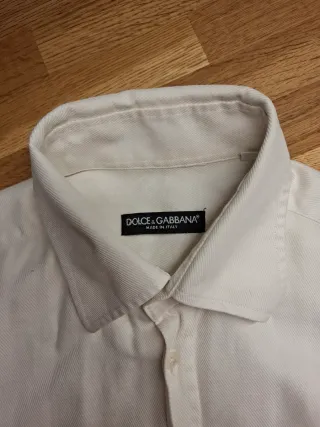 Camisa Dolce & Gabbana Blanca Hombre