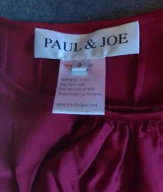 Blusa Rojo Vino Paul & Joe