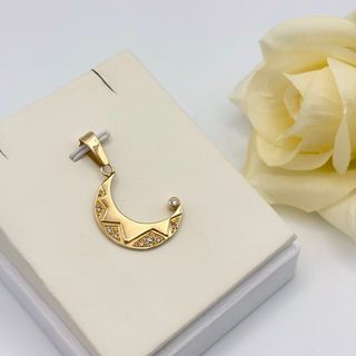 Colgante de oro 18kt con circonitas