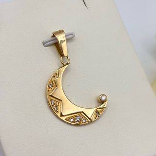 Colgante de oro 18kt con circonitas