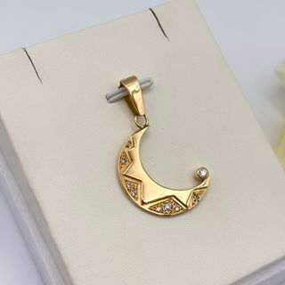 Colgante de oro 18kt con circonitas