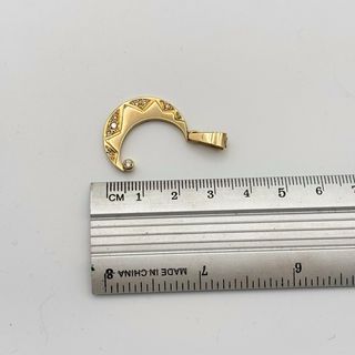 Colgante de oro 18kt con circonitas