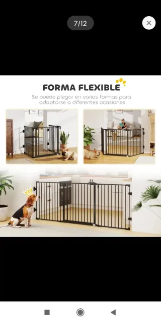 Reja barrera seguridad plegable