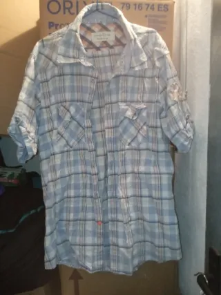 Camisa de cuadros hombre