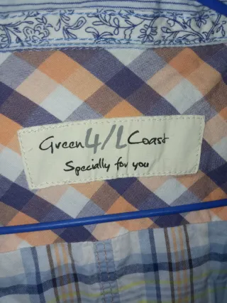 Camisa de cuadros hombre