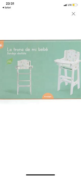 Trona de juguete blanca El Corte Inglés