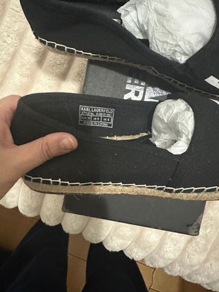 Alpargatas Karl Lagerfeld Negras