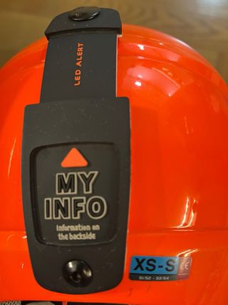 Casco Pocito naranja niño