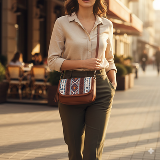 Bolso bandolera étnico mujer