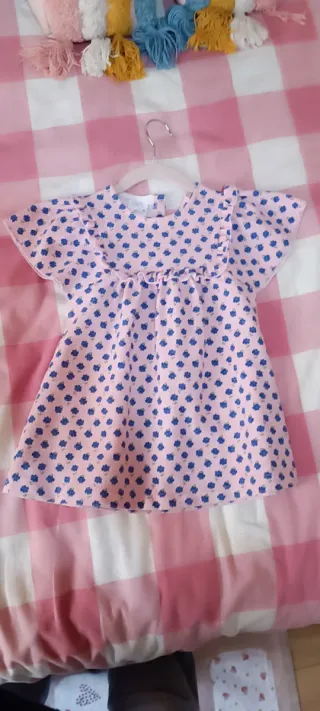 Vestido estampado niña 86cm