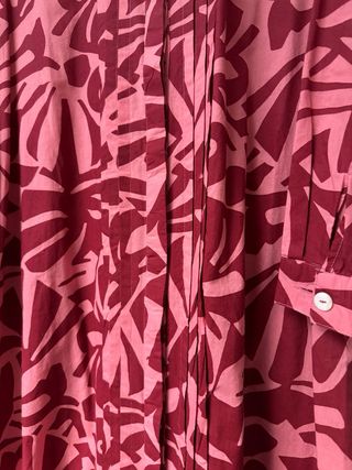 Vestido camisero estampado