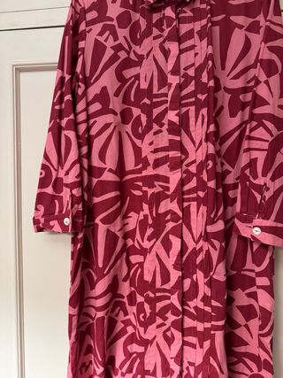 Vestido camisero estampado