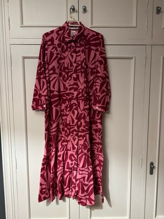 Vestido camisero estampado